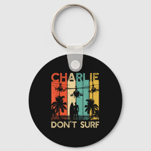 Porte-clés Chemise Charlie Don't Surf Militaire Guerre du Vie