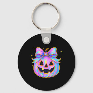 Porte-clés Chemise Citrouille arc-en-ciel mignonne Halloween 