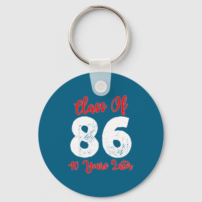 Porte-clés Chemise Class 1986 40e Réunion Élevée (Recto)
