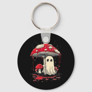 Porte-clés Chemise Cottagecore Halloween Fantôme Champignon S
