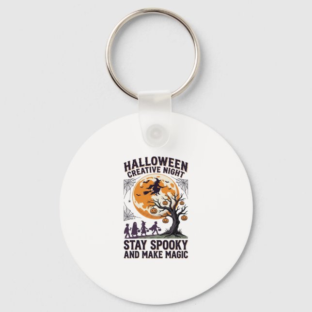 Porte-clés Chemise créative Halloween Art de Lune Spooky Vint (Recto)