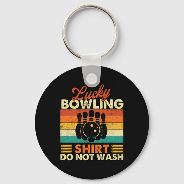 Porte-clés Chemise De Bowling Lucky Ne Pas Laver - Bowler Bow (Recto)