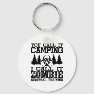 Porte-clés Chemise de camping de formation de survie Zombie -