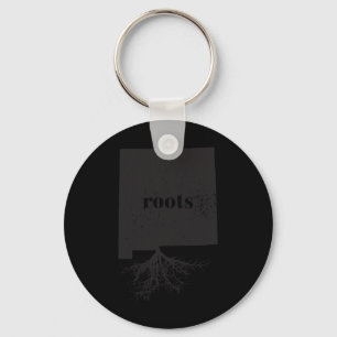 Porte-clés Chemise de carte de l'État des racines du Nouveau-