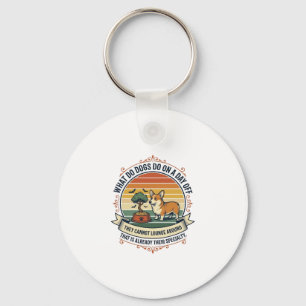 Porte-clés Chemise de citation de gravure vintage de jour de