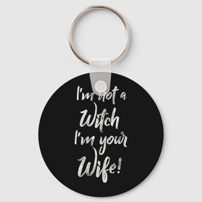 Porte-clés Chemise de citation drôle d'Halloween - Pas une fe (Recto)