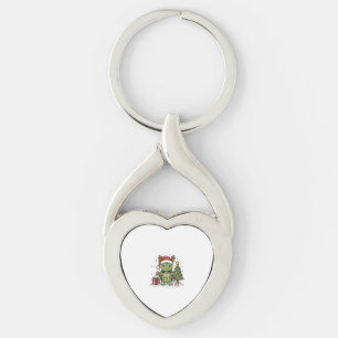 Porte-clés Chemise de conception de tortue de Noël mignonne v
