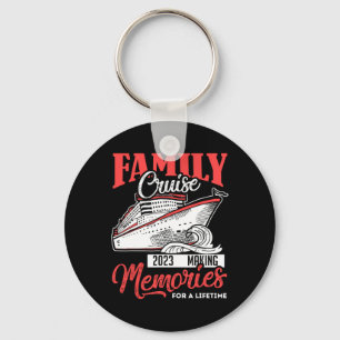 Porte-clés Chemise de croisière en famille 2023 Vacation Funn