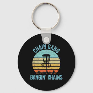 Porte-clés Chemise de Disc Golf Drôle Chaîne Rétro Cadeau de