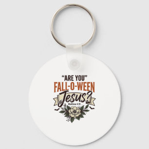 Porte-clés Chemise de gravure vintage Jésus Christian Fall-O-