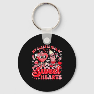 Porte-clés Chemise de la Saint-Valentin pour enseignant Mon C