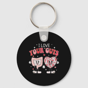 Porte-clés Chemise de la Saint-Valentin pour infirmière J'aim
