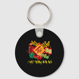 Porte-clés Chemise de l'année Bonne année lunaire vietnamienn