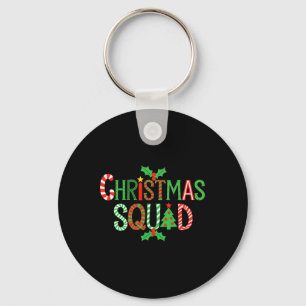 Porte-clés Chemise de l'équipe de Noël Famille Adulte Enfants
