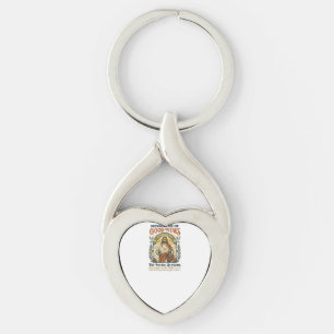 Porte-clés Chemise de livraison de facteur Jésus Foi basée su