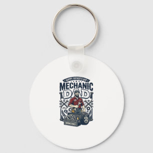 Porte-clés Chemise de Mécanicien de la Fête des Pères Papa Dr