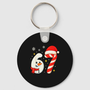 Porte-clés Chemise de Noël 6 7 Meme 67 Six Sept Bonhomme de n