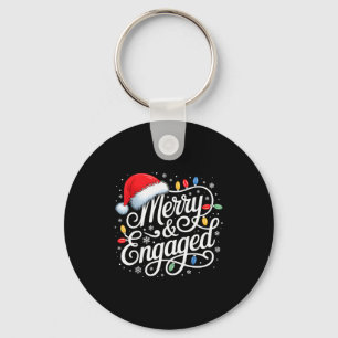 Porte-clés Chemise de Noël assortie pour couple Merry And Eng