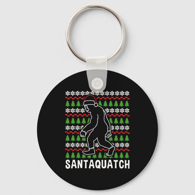 Porte-clés Chemise de Noël Bigfoot (Recto)