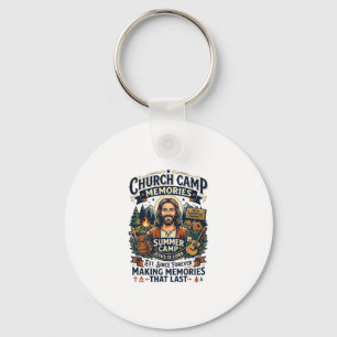 Porte-clés Chemise de nostalgie du camp VBS de l'église de Jé