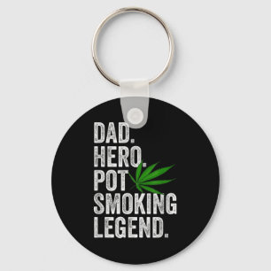 Porte-clés Chemise de papa herbe drôle Noël T fumeur humour
