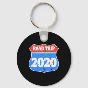 Porte-clés Chemise de road trip Vintage Road Sign Friends Vac
