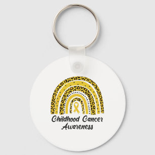 Porte-clés Chemise de sensibilisation au cancer de l'enfant L