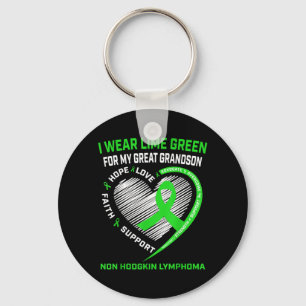 Porte-clés Chemise de sensibilisation au cancer du lymphome n