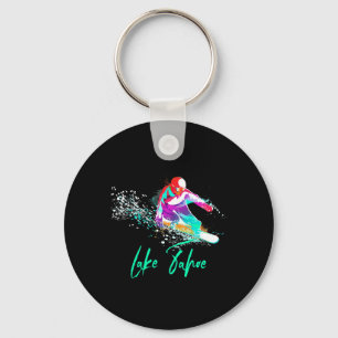 Porte-clés Chemise de snowboard Vintage Lake Tahoe California