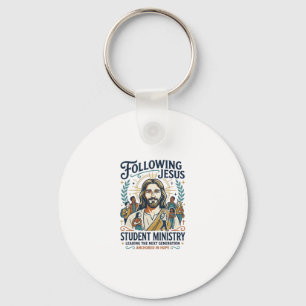 Porte-clés Chemise de style Camp de jeunesse Merch Église Jés
