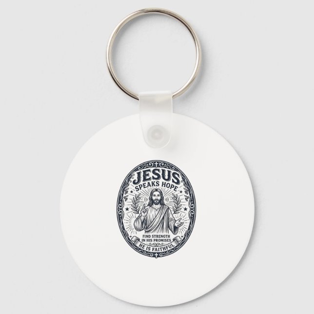 Porte-clés Chemise d'inclusion de la communauté sourde Jésus  (Recto)
