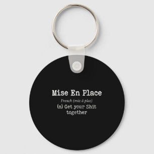 Porte-clés Chemise drôle de pâtissier pour cuisinier pâtissie