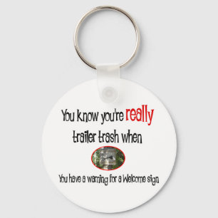 Porte-clés Chemise drôle de terrain de caravaning