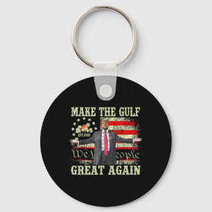 Porte-clés Chemise drôle de Trump Faire du Golfe encore une f