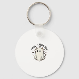 Porte-clés Chemise fantôme de vache mignonne Halloween Meugle