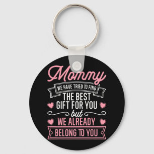 Porte-clés Chemise Fête Des Mères Pour Maman De Fille Fils Me
