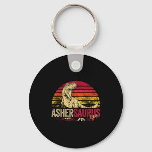 Porte-clés Chemise garçons Asher Saurus Dinosaure Rex Nom