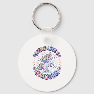 Porte-clés Chemise graphique Licorne Brille Comme une Licorne