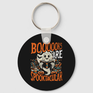 Porte-clés Chemise Halloween Lover Design Ghost Avec Livres
