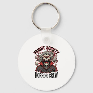 Porte-clés Chemise Horreur Vintage Fright Society Crâne Desig