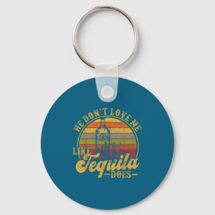 Porte-clés Chemise Il aime la téquila Boisson mexicaine