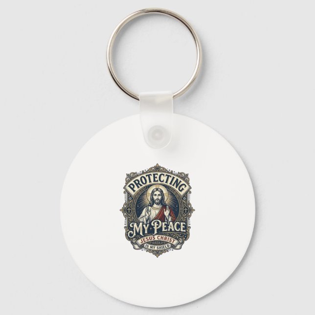 Porte-clés Chemise Jésus Respect de soi Limites Foi (Recto)