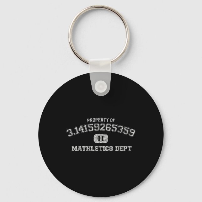 Porte-clés Chemise Jour Pi 3.14 Pi Mathletics Dept Funny Gym (Recto)
