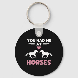 Porte-clés Chemise Lover Cheval Vous M'Avez Eu À Chevaux Drôl