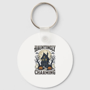 Porte-clés Chemise Maison Hantée Vintage Cottage Halloween De