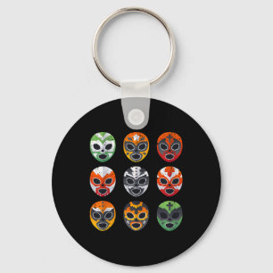 Porte-clés Chemise Masques de Lucha Libre Garçon Hommes Lutte