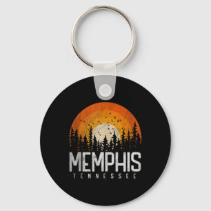 Porte-clés Chemise Memphis Tennessee Tn Rétro Vintage Années