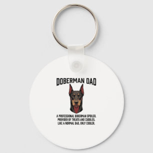 Porte-clés Chemise pour amateur de chien gravure vintage papa