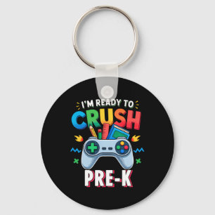 Porte-clés Chemise pré-maternelle pour garçons jeu vidéo prem
