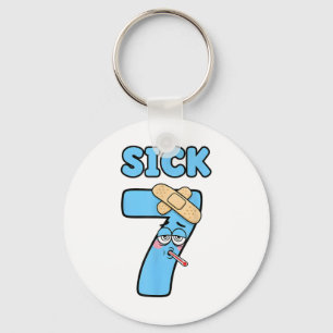 Porte-clés Chemise Sick Seven Meme 67 Six Seven Jeu de mots d